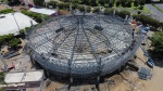 Foto: EsImagen Tlaxcala Al 60 % la magna remodelación del Recinto Ferial para la "Feria de Ferias Tlaxcala 2026"