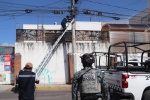 Retiran SSC de San Pedro Cholula y autoridades federales y estatales 52 cámaras de videovigilancia instaladas de manera irregular