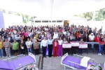 Foto: Cortesía Entrega de camas hospitalarias a familias de Tlaxcala.