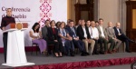 Foto: Cortesía Claudia Sheinbaum durante anuncio sobre análisis de gas natural en México