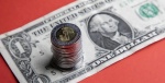 Foto: Cortesía Pantalla con el precio del dólar frente al peso mexicano.