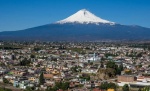 Foto: Cortesía Cielo nublado sobre la ciudad de Puebla con posibilidad de lluvia.