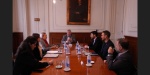 Foto: Cortesía Representantes de México y Argentina durante firma de convenio científico