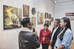 Foto: Cortesía Inauguración de la exposición pictórica en la Galería Municipal de Tlaxcala.