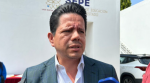 Foto: Cortesía Luis Antonio Ramírez Hernández durante una entrevista sobre seguridad electoral en Tlaxcala.