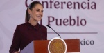 Claudia Sheinbaum durante una conferencia matutina.