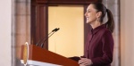 Claudia Sheinbaum durante una conferencia matutina.