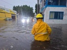 Foto: Cortesía Comité Tláloc realiza simulacro para medir respuesta ante inundaciones en Puebla