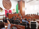 Foto: Cortesía Diputados del Congreso de Tlaxcala durante una sesión legislativa.