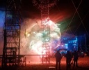 Foto: Cortesía Personal de Protección Civil supervisando pirotecnia en una festividad.