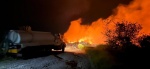 Foto: Cortesía Personal de Protección Civil atiende incendio en relleno sanitario de Acatlán de Osorio.