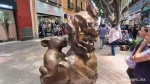 Foto: Cortesía Roban figura de águila de la escultura de Amy Camacho en el Centro Histórico de Puebla