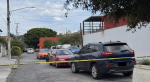 Camioneta asegurada por autoridades de Nuevo León.