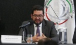 Óscar Langlet durante un acto oficial.