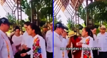 Foto: Cortesía Claudia Sheinbaum durante recorrido en el Parque del Jaguar en Tulum.