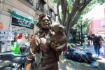 Foto: Cortesía Vandalizan nuevamente esculturas del corredor 5 de Mayo; roban piezas de Palou y Amy Camacho