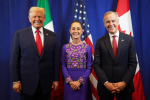 Foto: Cortesía Claudia Sheinbaum y Donald Trump durante un encuentro oficial.