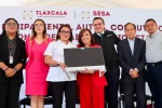 Foto: Cortesía Entrega de equipos en el Laboratorio Estatal de Salud Pública de Tlaxcala.
