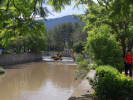 Foto: Cortesía Organizaciones civiles protestan por contaminación del río Atoyac.
