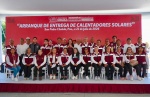 Comunicado oficial A través de calentadores solares, lleva Tonantzin Fernández bienestar a más de 10 mil cholultecas