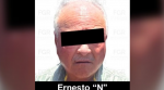 Ernesto N durante el proceso judicial por acusaciones federales