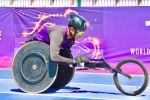 Para atletas de Tlaxcala compiten en la pista durante el WPA Grand Prix 2026.