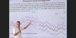 Claudia Sheinbaum durante una conferencia sobre seguridad en México.
