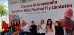 Residuos reciclables y neumáticos recolectados durante campañas ambientales en Puebla.