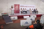 Omar Muñoz entrega 845 calentadores solares más a familias de Cuautlancingo