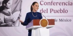 Claudia Sheinbaum durante conferencia sobre prevención ante lluvias.