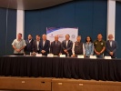 Foto: Cortesía Representantes sindicales y empresariales durante la firma del Consea en Tlaxcala.