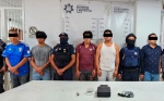 SSCyPC recupera vehículo de carga y asegura a cinco probables responsables 