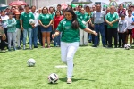 Tonantzin Fernández reafirma su compromiso con la niñez y la juventud al inaugurar el Mundialito Social 2026