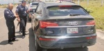 Foto: Cortesía Patrulla y camioneta asegurada en Atlixco