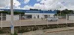 Foto: Cortesía Patrulla afuera del Hospital General de Huauchinango.