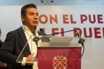 Sergio Hernández Córdova durante una declaración sobre búsqueda de personas.