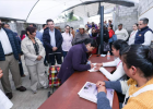 Foto: Cortesía Entrega de apoyos sociales a familias de Tlaxcala.