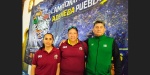 Foto: Cortesía Jugadores de básquetbol durante un partido en Puebla.