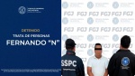 Foto: Cortesía Detención de un hombre acusado de trata de personas.