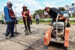 Comunicado oficial Tonantzin Fernández impulsa el programa de bacheo más amplio en la historia reciente de San Pedro Cholula