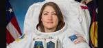 Foto: Cortesía Christina Koch durante una actividad relacionada con la misión Artemis II.