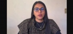 Foto: Cortesía Nancy Nápoles durante un mensaje sobre las acusaciones en su contra.