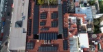 Foto: Cortesía Paneles solares instalados en un edificio público de Puebla.