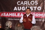 Foto: Cortesía Carlos Augusto Pérez formaliza aspiraciones de participación en el proceso interno de MORENA
