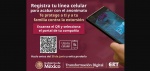 Foto: Cortesía Persona consulta en su celular si su línea está registrada.