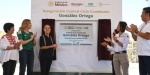 Foto: Cortesía Claudia Sheinbaum durante la inauguración de una central eléctrica de la CFE en Mexicali, Baja California