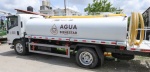 Foto: Cortesía Pipa distribuyendo agua potable en una colonia de Puebla.