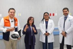 Foto: Cortesía Autoridades supervisan ampliación de Unidad de Hemodiálisis en Tlaxcala.