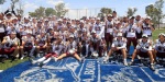Foto: Cortesía Jugadores de Tecos celebran el campeonato juvenil de FADEMAC.
