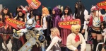 Asistentes en una feria de cómics en Puebla.